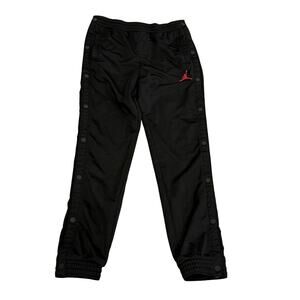 Nike Air Jordan Size XL Age 13-15 Tear Away Snap Pants Basketball Y2K Streetwear